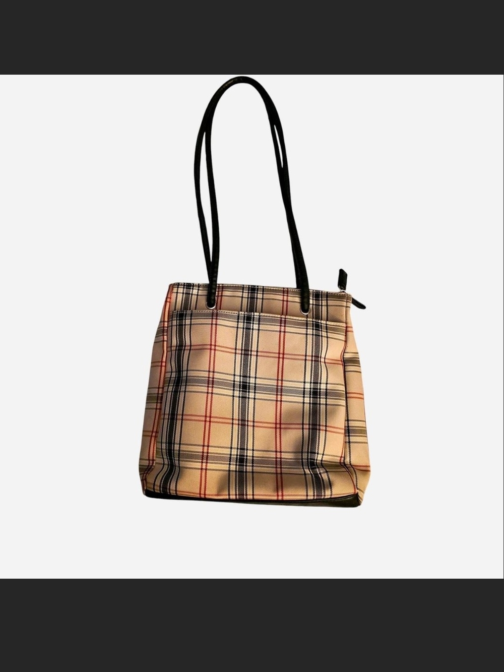 CROFT & BARROW Classic Plaid Shoppers Tote